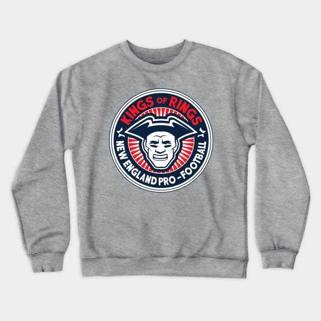 New England Patriots/New Japan Wrestling Mashup Crewneck Sweatshirt by Gimmickbydesign